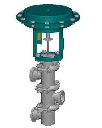Type 1500 AD/AR - Three ways diverting - hygienic body, DN15 - DN100