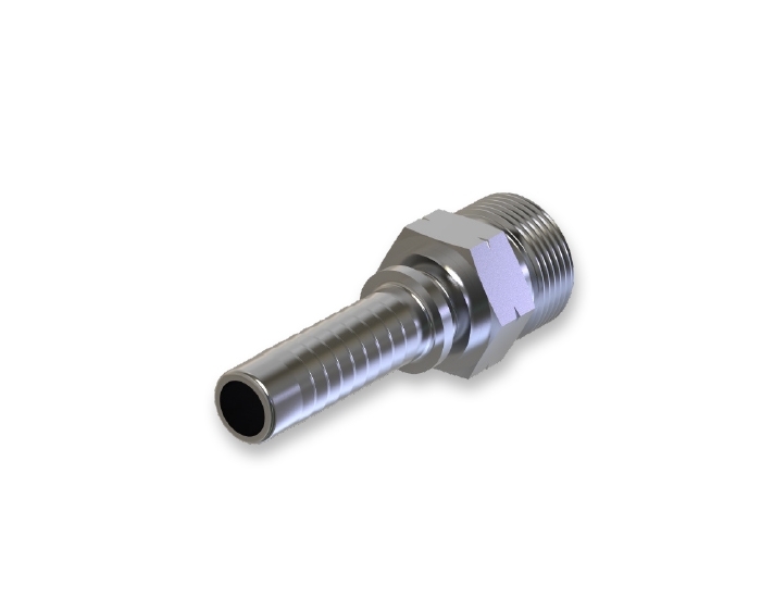CES - METRIC MALE WITH 24° TAPER HEAVY SERIES